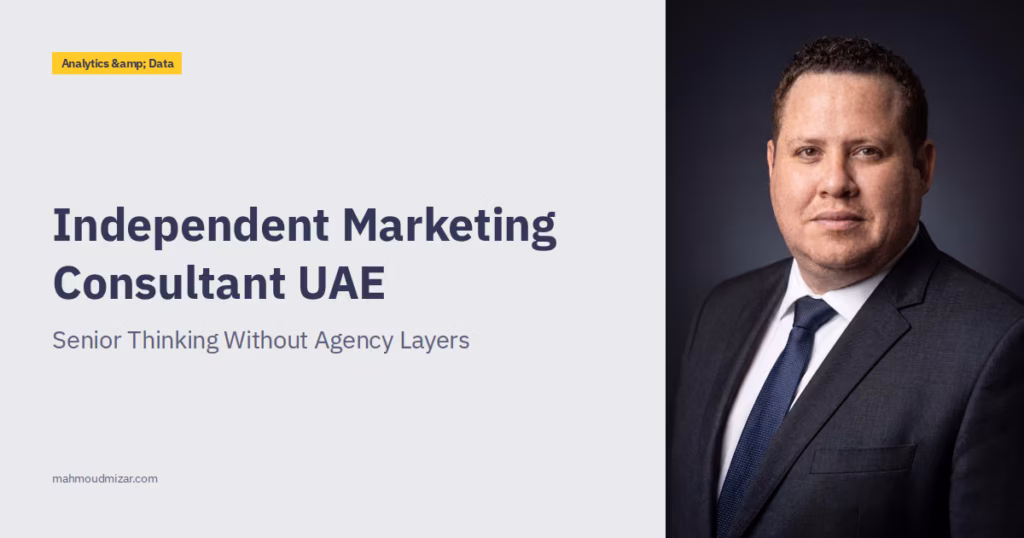 Independent Digital Marketing Consultant UAE: Why Your Business Needs One image