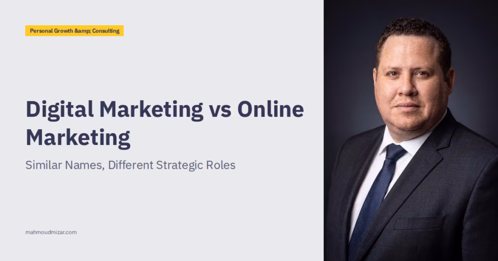 Difference Between Digital Marketing and Online Marketing image
