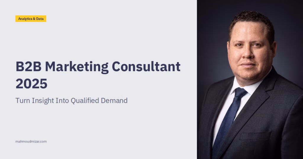 B2B Marketing Consultant: Key Roles and Effective Strategies for 2025 image