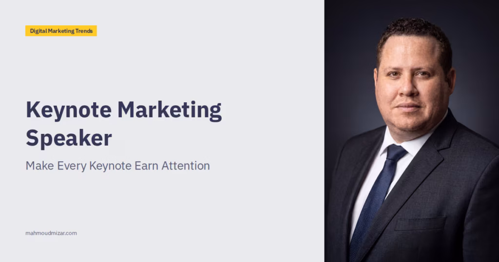 Keynote marketing speaker: how to choose, brief, and maximize impact at your event image