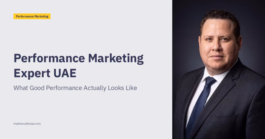 Performance Marketing Expert UAE: Roles, Skills and What Good Looks Like image