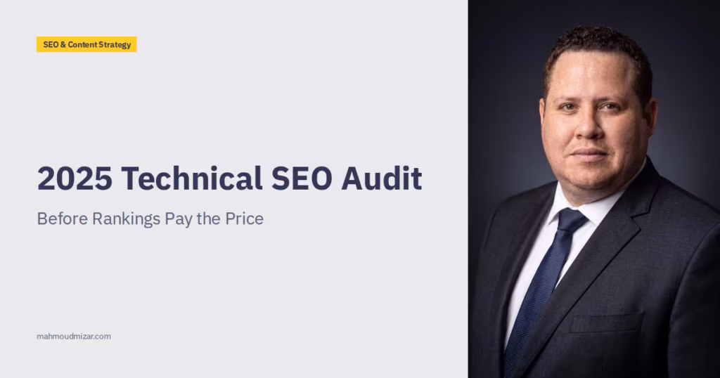 Technical SEO audit: 2025 checklist for crawlability, speed, mobile, and indexing image